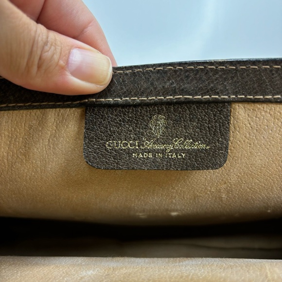 Gucci Web Sherry Line Clutch - Picture 8 of 11